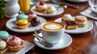 découvrez comment terminer un repas à la manière d'un restaurateur en associant café et mignardises pour une expérience gourmande et raffinée.