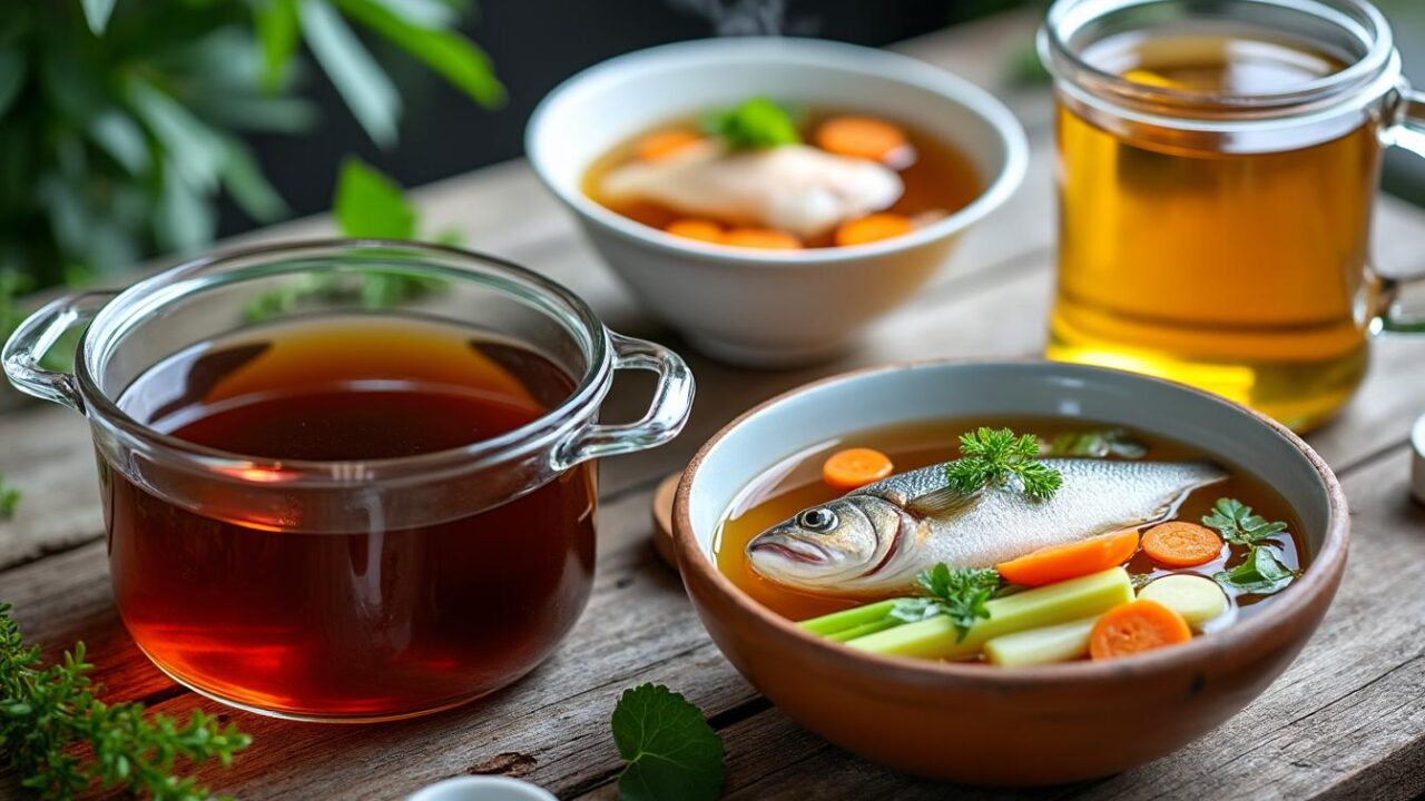 Réussir un fond brun, un fumet de poisson et un bouillon de volaille maison